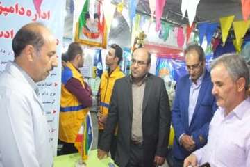 بازدید دکتر صفری رئیس سازمان نظام جمهوری اسلامی ایران از نمایشگاه دامپزشکی استان سمنان 7/7/95