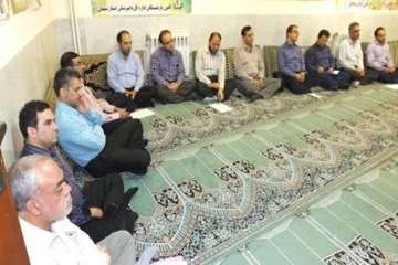 کلاس اخلاق به مناسبت ماه مبارک رمضان با حضورپرسنل اداره کل دامپزشکی ،شهرستان سمنان،مهدیشهروسرخه دراد