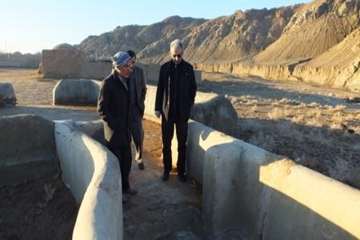 بازدید دکتر محمد سعیدی مدیر کل محترم دامپزشکی از مناطق محروم شرق استان سمنان ( روستای رضا آباد)