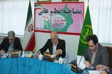 نشست مطبوعاتی دکتر محمد سعیدی مدیرکل دامپزشکی استان سمنان در خصوص اولین همایش صنعت مرغ در استان سمنا