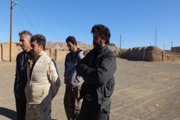 بازدید دکتر سعیدی مدیر کل محترم دامپزشکی سمنان از مناطق محروم شرق استان سمنان (روستای حجاج)