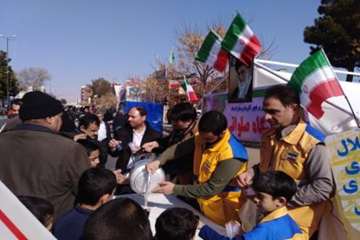 آلبوم شماره دو ایستگاه صلواتی اداره کل دامپزشکی استان سمنان درمسیر راهپیمایی 22 بهمن 96 شهرستان سمنا