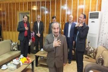 دیداردکتر رفیعی پور رئیس سازمان دامپزشکی کشور با استاندارسمنان 4دی96
