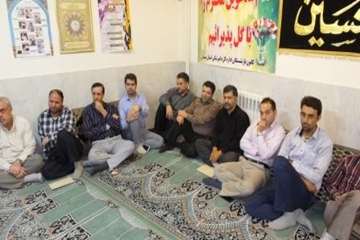مراسم عفاف وحجاب به مناسبت کمیته عفاف وحجاب دراداره کل دامپزشکی استان 23/4/95