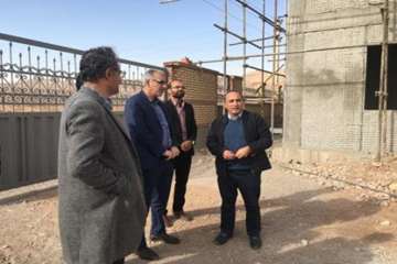 بازدید دکتر سعیدی مدیرکل دامپزشکی استان سمنان به اتفاق هیئت همراه ازمراکز درحال ساخت شهرستان گرمسارد