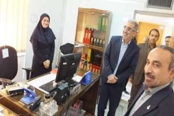 بازدیددکترخبازاستاندارسمنان  از محل کارپرسنل اداره کل 14/7/95