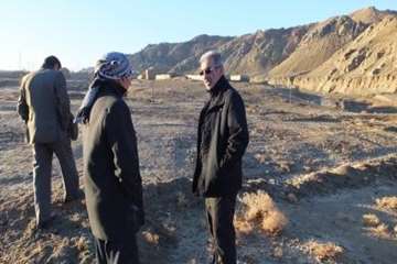 بازدید دکتر محمد سعیدی مدیر کل محترم دامپزشکی از مناطق محروم شرق استان سمنان ( روستای رضا آباد)