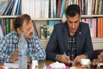 حضور دکتر حسینی مدیرکل محترم دامپزشکی استان سمنان در دفتر روزنامه پیام وتبریک روز خبر نگار وپاسخ به 