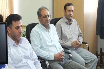 دیدارمدیرکل پست استان سمنان با دکتر حسینی مدیر کل دامپزشکی استان 27مرداد98