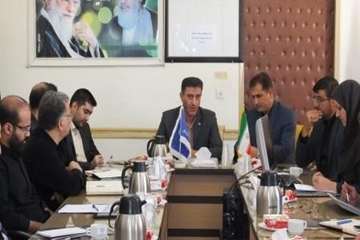 جلسه کار گروه تخصصی پدافند غیر عامل با حضور مدیرکل پدافند غیر عامل استانداری سمنان دراداه کل دامپزشک