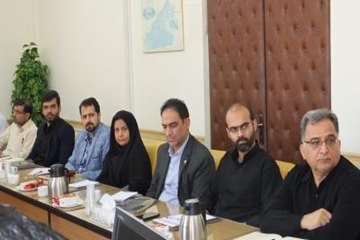 جلسه کار گروه تخصصی پدافند غیر عامل با حضور مدیرکل پدافند غیر عامل استانداری سمنان دراداه کل دامپزشک