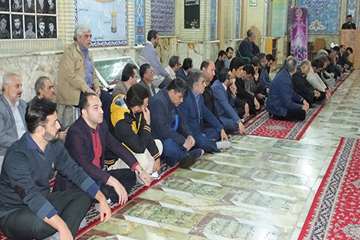 حضور مدیرکل محترم و پرسنل دامپزشکی در حلقه صالحین بسیجیان پایگاههای وابسته به سازمان جهاد کشاورزی در