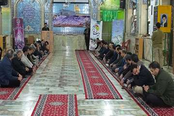 حضور مدیرکل محترم و پرسنل دامپزشکی در حلقه صالحین بسیجیان پایگاههای وابسته به سازمان جهاد کشاورزی در