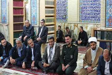 حضور مدیرکل محترم و پرسنل دامپزشکی در حلقه صالحین بسیجیان پایگاههای وابسته به سازمان جهاد کشاورزی در