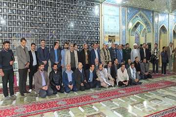 حضور مدیرکل محترم و پرسنل دامپزشکی در حلقه صالحین بسیجیان پایگاههای وابسته به سازمان جهاد کشاورزی در