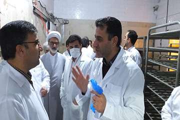 بازدید جناب آقای دکتر عسگری معاون محترم هماهنگی امور اقتصادی  استانداری  سمنان وهیئت همراه از کشتارگ