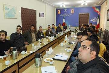 جلسه هماهنگی استانی سامانه های GIS,TRAXCEمسئولین فنی بهداشتی،ناظرین دولتی کشتارگاههای دام استان ،ادا