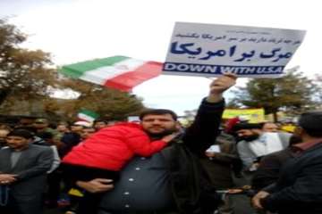 حضورپرسنل اداره کل دامپزشکی استان سمنان دراهپیمایی 22بهمن 94همراه باگلواژه ها