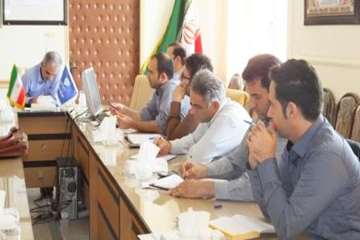 جلسه شورای هماهنگی با موضوع  گزارش عملکرد واکسیناسیون تب برفکی دراداره کل دامپزشکی استان 31/3/95