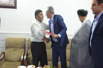 دیدارمدیر کل دامپزشکی استان سمنان از جانباران به مناسبت هفته دفاع مقدس 4/7/95