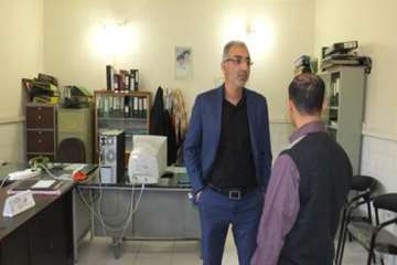 دیداردکتر سعیدی مدیرکل محترم دامپزشکی استان با پرسنل اداره دامپزشکی شهرستان سمنان 27آبان 96