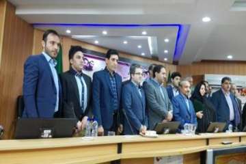 تقدیرازدکتر مهدی اصغری به عنوان کارمند نمونه درجشنواره شهید رجایی -هفته دولت 8شهریور 96