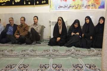 مراسم روز جهانی حجاب دراداره کل دامپزشکی استان سمنان 13بهمن 95