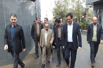 بازدیددکترخبازاستاندارمحترم سمنان ازکارخانه رویان دارو (دارودامی )سمنان دی 94