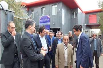 بازدیددکترخبازاستاندارمحترم سمنان ازکارخانه رویان دارو (دارودامی )سمنان دی 94