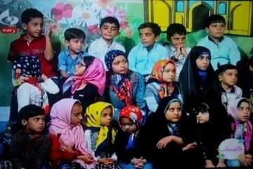 حضورفرزندان پرسنل دامپزشکی استان سمنان دربرنامه کودک به مناسبت روزملی دامپزشکی 14مهر 96