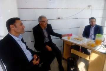 بازدید دکتر سعیدی مدیر کل دامپزشکی استان به اتفاق دکتر دهقانی رئیس اداره دامپزشکی شهرستان گرمسار از 
