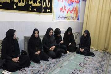 جلسه حلقه صالحین خواهران  پایگاه بسیج ذوالفقاراداره کل دامپزشکی استان سمنان 9/11/94