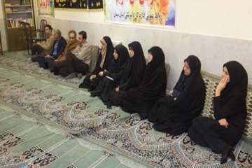 مراسم روز جهانی حجاب دراداره کل دامپزشکی استان سمنان 13بهمن 95