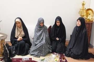 دیدارمدیرکل دامپزشکی استان سمنان  به اتفاق هیئت همراه با خانواده جانباز کندجی 4/7/95