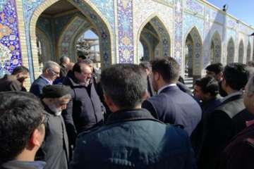 مراسم افتتاح کارخانه لبنیات گلزار شهرستان دامغان  با حضور استادار مسئولین شهریدر 13 بهمن 96