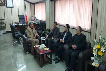 دیدار دکتر حسینی مدیرکل محترم دامپزشکی استان سمنان به اتفاق هیئت همراه با معاون استاندار وفرماندار و