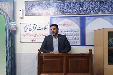 سخنرانی  دکتر حسینی مدیر کل محترم دامپزشکی استان سمنان در جمع پرسنل دامپزشکی استان به مناسبت روز کار