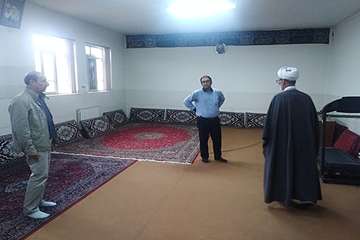 بازدید مسئول دفتر نمایندگی ولی فقیه و دبیر اقامه نماز اداره کل دامپزشکی استان سمنان از اداره دامپزشک