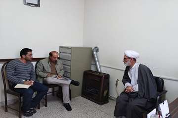 بازدید سرپرست دفتر نمایندگی ولی فقیه ودبیر اقامه نماز اداره کل دامپزشکی استان سمنان در راستای مصبوبا
