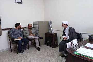 بازدید سرپرست دفتر نمایندگی ولی فقیه ودبیر اقامه نماز اداره کل دامپزشکی استان سمنان در راستای مصبوبا