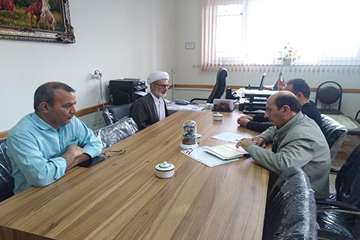 بازدید سرپرست دفتر نمایندگی ولی فقیه ودبیر اقامه نماز اداره کل دامپزشکی استان سمنان در راستای مصبوبا