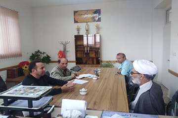 بازدید سرپرست دفتر نمایندگی ولی فقیه ودبیر اقامه نماز اداره کل دامپزشکی استان سمنان در راستای مصبوبا