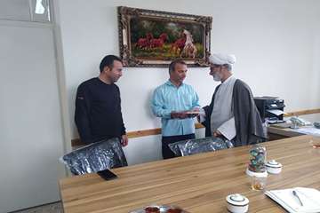 بازدید سرپرست دفتر نمایندگی ولی فقیه ودبیر اقامه نماز اداره کل دامپزشکی استان سمنان در راستای مصبوبا