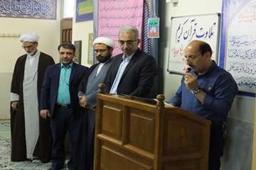 مراسم معارفه حاج اقا اصغری مسئول دفتر نمایندگی ولی فقیه دامپزشکی استان 17اردیبهشت 98