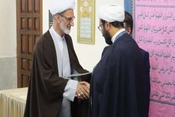 مراسم معارفه حاج اقا اصغری مسئول دفتر نمایندگی ولی فقیه دامپزشکی استان 17اردیبهشت 98