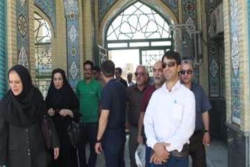 بازدید مسئولین روابط عمومی های ادارات کل دامپزشکی کشور از اماکن تاریخی سمنان6تیرماه