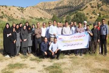 اردوی تفریحی یکروزه پرسنل اداره دامپزشکی سمنان در منطقه پرور 2 مردادماه98