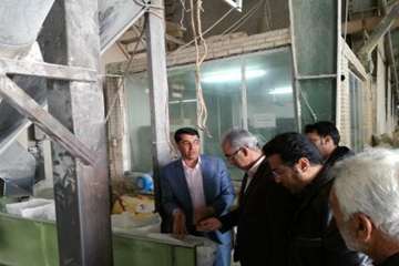 بازدید مدیرکل دامپزشکی استان از کارخانه خوراک دام مارال شهرستان شاهرود/9اسفند