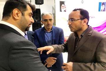 مراسم افتتاح فازاول مجتمع کشتارگاه طیوروسردخانه سیمرغ ممتاز آسیا شهرستان آرادن با حضور معاون اول رئی