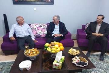 دیدار دکتر سعیدی با معلم دوران دبیرستان به مناسبت روز معلم 16اردیبهشت 98